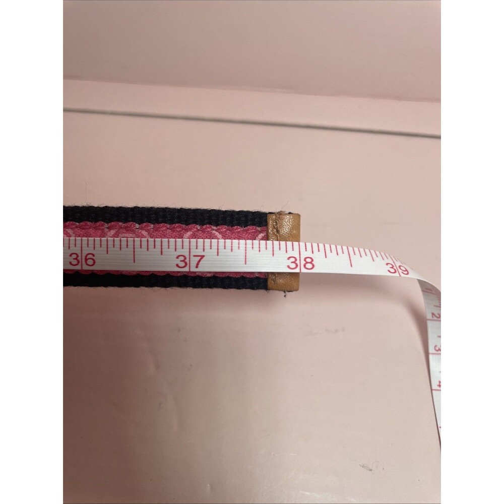 VS PINK Women Leather Cloth Belt Casual Pink XS S Adjustable Y2K Preppy - Picture 7 of 7